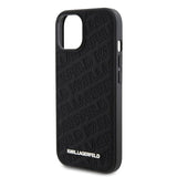 Karl Lagerfeld iPhone 15 Deksel Quilted K Pattern Svart