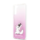 Karl Lagerfeld Samsung Galaxy S21 Plus Deksel Choupette Transparent Rosa