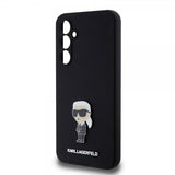 Karl Lagerfeld Samsung Galaxy S23 FE Deksel Liquid Silicone Ikonik Karl Svart