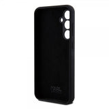 Karl Lagerfeld Samsung Galaxy S23 FE Deksel Liquid Silicone Ikonik Karl Svart