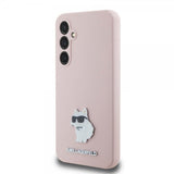 Karl Lagerfeld Samsung Galaxy S23 FE Deksel Liquid Silicone Choupette Rosa