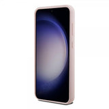 Karl Lagerfeld Samsung Galaxy S23 FE Deksel Liquid Silicone Choupette Rosa