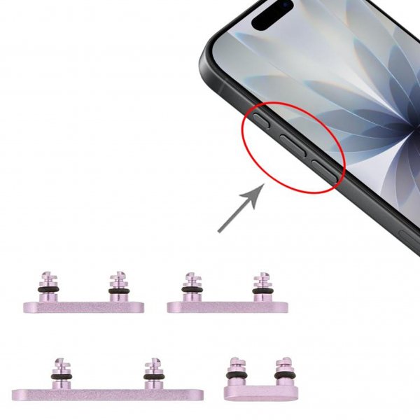 Knappsats for iPhone 17 - Lavendel
