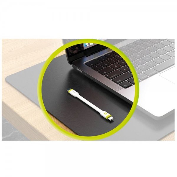 Mobile Origin Kompakt USB-C Kabel 10 cm Hvit