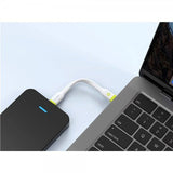 Mobile Origin Kompakt USB-C Kabel 10 cm Hvit