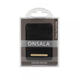 Onsala KortHolder Black Saffiano