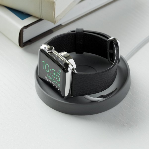 Bluelounge Kosta Ladeklosser Apple Watch Mørk Grå