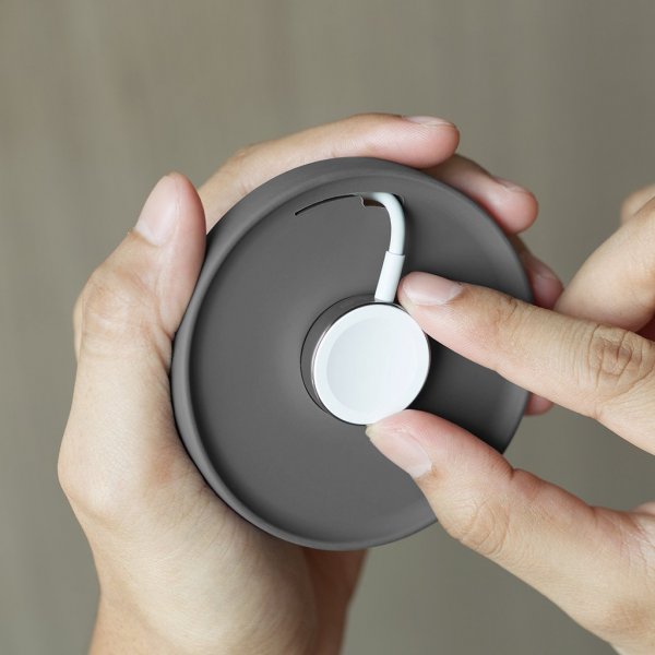 Bluelounge Kosta Ladeklosser Apple Watch Mørk Grå