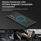 Pitaka Samsung Galaxy S22 Ultra Deksel MagEZ Case 2 Black/Grey Twill