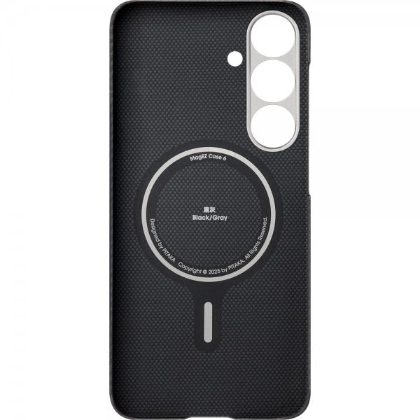 Pitaka Samsung Galaxy S25 Plus Deksel Ultra-Slim Case MagSafe Black/Grey Twill