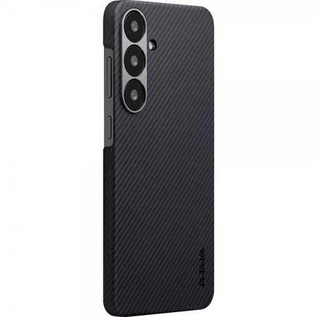 Pitaka Samsung Galaxy S25 Plus Deksel Ultra-Slim Case MagSafe Black/Grey Twill