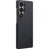 Pitaka Samsung Galaxy S25 Ultra Deksel Ultra-Slim Case MagSafe Black/Grey Twill
