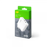 GP Lader 100W GaN 2xUSB-C + 2xUSB-A