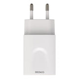 Deltaco Lader 12W 1xUSB-A Hvit