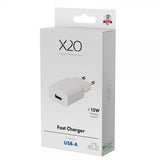 X2O Lader 12W USB-A Hvit