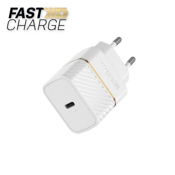 Otterbox Lader 20W USB-C PD Cloud Dust White