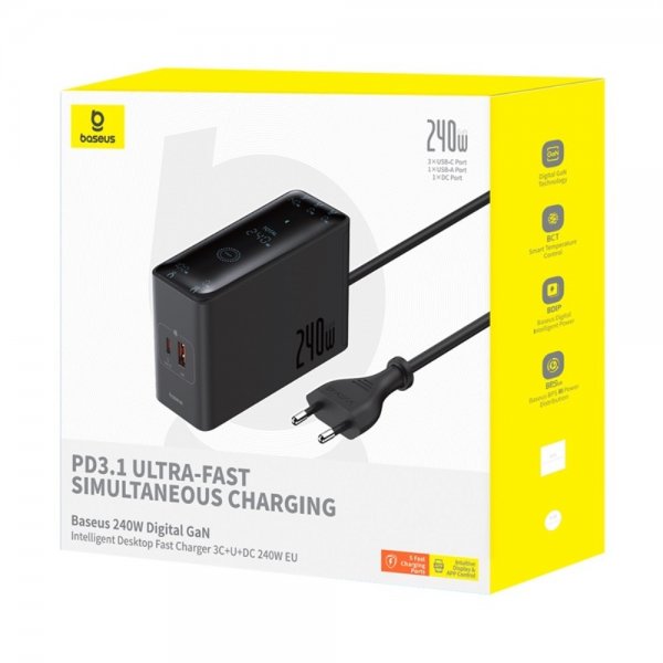 Baseus Lader 240W Digital GaN Desktop Fast Charger
