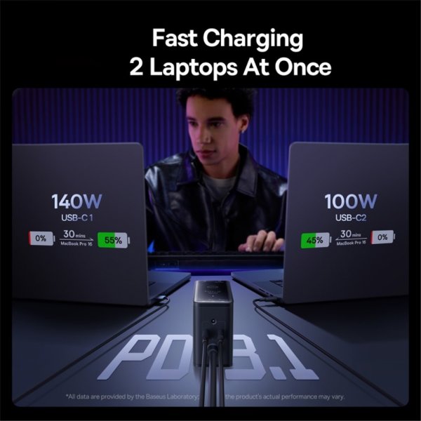 Baseus Lader 240W Digital GaN Desktop Fast Charger