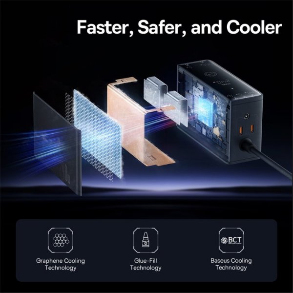 Baseus Lader 240W Digital GaN Desktop Fast Charger