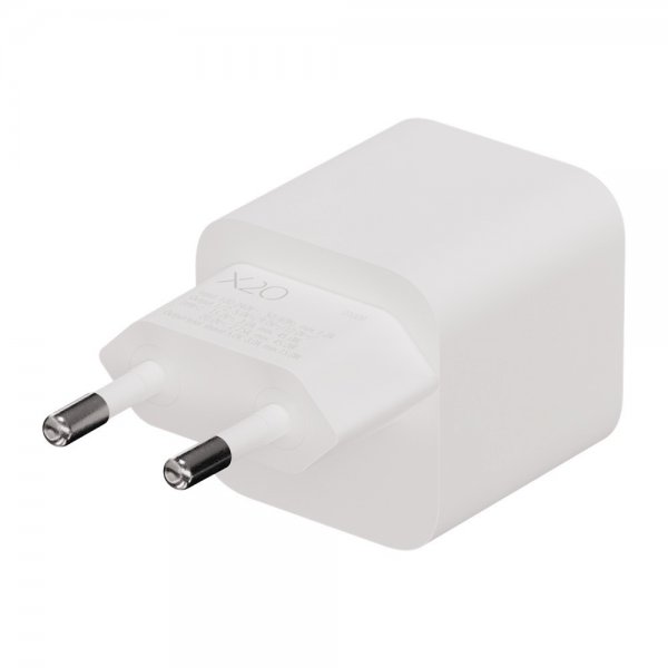 X2O Lader 45W Double USB-C GaN Hvit