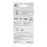 X2O Lader 65W Triple USB-C/USB-A GaN Hvit