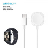 Fixed Lader til Apple Watch USB-C 1m