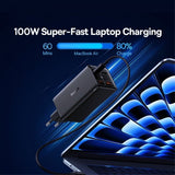 Baseus Lader GaN6 Pro Fast Charger 100W Cluster Black