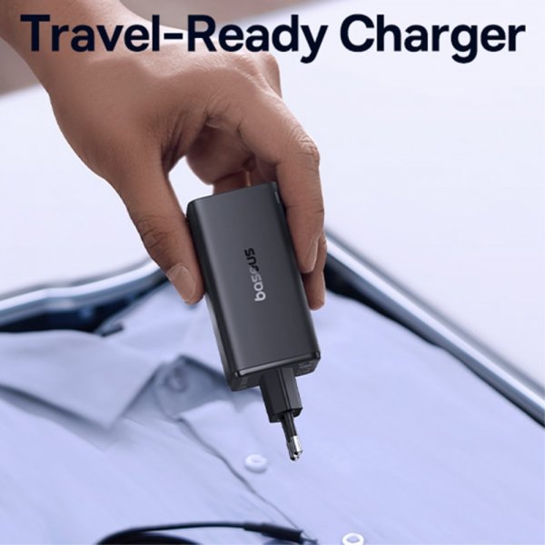 Baseus Lader GaN6 Pro Fast Charger 100W Cluster Black