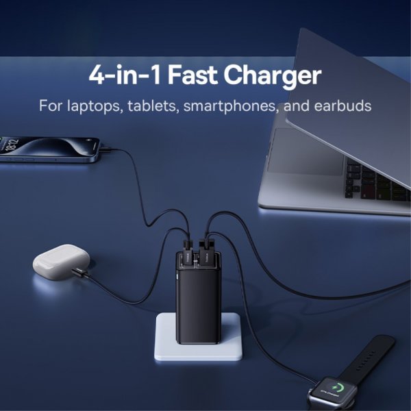 Baseus Lader GaN6 Pro Fast Charger 100W Cluster Black