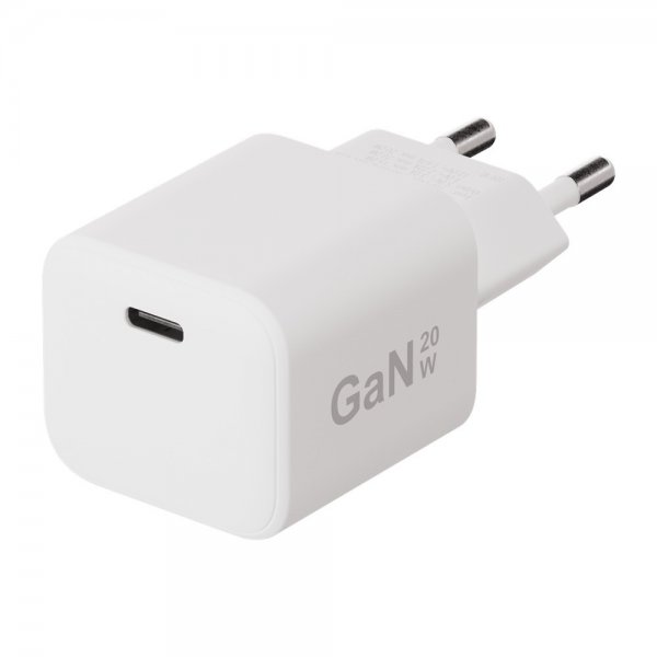 X2O Lader med Kabel 1.2m 20W USB-C GaN Hvit