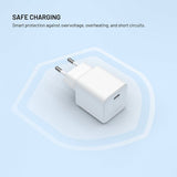 Fixed Lader Mini PD 65W GaN Hvit