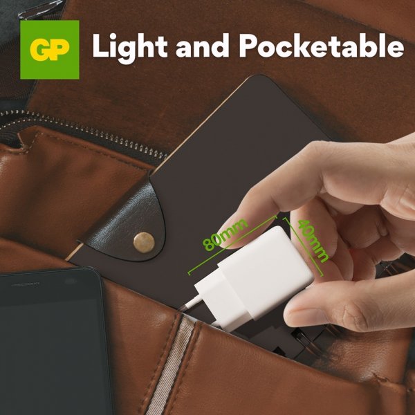 GP Lader PD 20W USB-A + USB-C