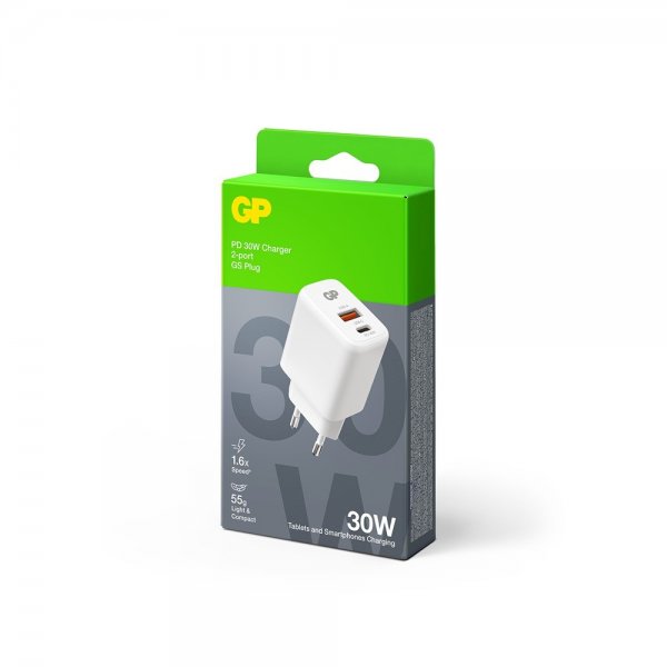 GP Lader PD 30W USB-A + USB-C