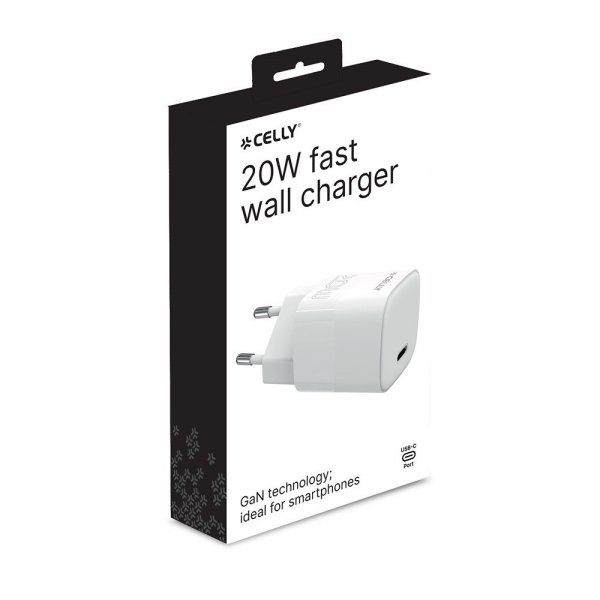 Celly Lader ProPower EVO USB-C 20W Hvit
