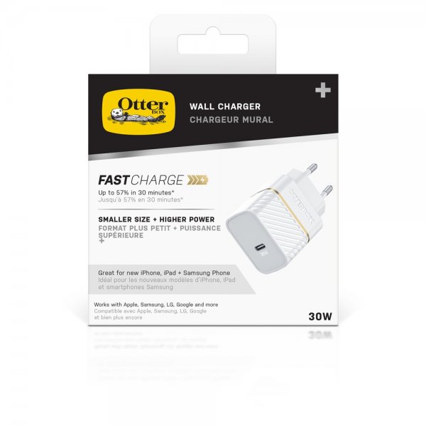 Otterbox Lader Wall Charger 30W GaN USB-C PD Cloud Dust
