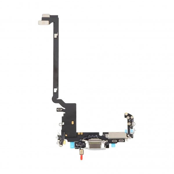 Ladekontakt med flexkabel for iPhone 17 Pro Max - sølv