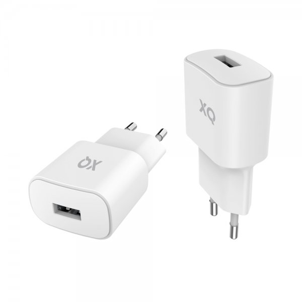 Xqisit LaddningsAdapter 2.4A Hvit