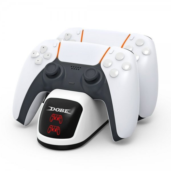 Dobe Ladestasjon 2 PS5 DualSense Håndkontroll