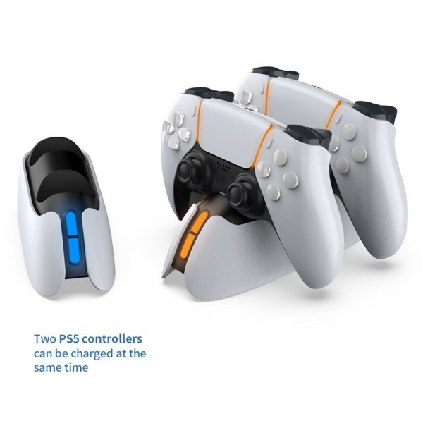 Dobe Ladestasjon for to kontroller PS5