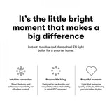 Lite bulb moments White & Color Ambience (RGB) GU10 LED-Lampe