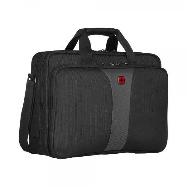 Wenger Legacy 16" Double Gusset Dataveske Grå/Svart