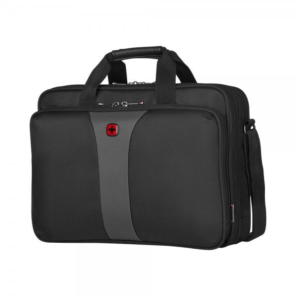 Wenger Legacy 16" Double Gusset Dataveske Grå/Svart