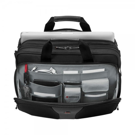 Wenger Legacy 16" Double Gusset Dataveske Grå/Svart