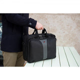 Wenger Legacy 16" Double Gusset Dataveske Grå/Svart