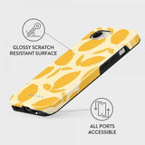 Burga iPhone 16e/iPhone 17e Deksel Tough MagSafe Lemon Tart