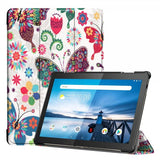 Lenovo Tab M10 TB-X605F TB-X505F Etui Motiv Färgglada Sommerfugl