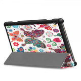 Lenovo Tab M10 TB-X605F TB-X505F Etui Motiv Färgglada Sommerfugl