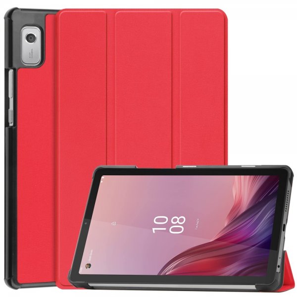 Lenovo Tab M9 TB310 Etui Trifold Rød