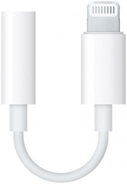 Apple Lightning til 3.5mm Lydkontakt Adapter