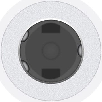 Apple Lightning til 3.5mm Lydkontakt Adapter